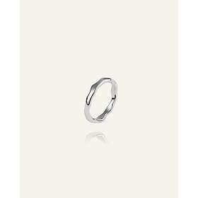 Mockberg Wavy Petite Ring Silver 58