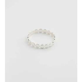 Syster P Beaches Flat Dot Ring Silver 19 mm