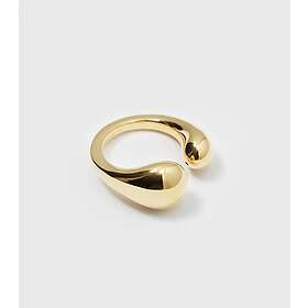 Syster P Bolded Drops Ring Guld 19