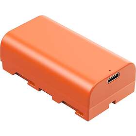 SmallRig 4971 NP-F550 USB-C Rechargeable Camera Battery, orange