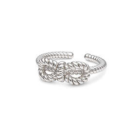 Ylva Li Yves Bow Ring Silver 3041
