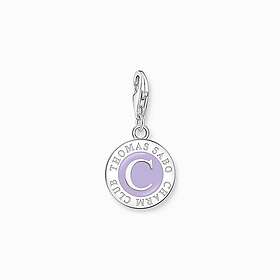 Thomas Sabo Charm Ledamot Charmista Coin Lila 2104-007-13