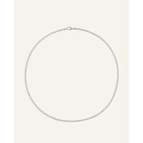 Mockberg Shiny Tennis Halsband Silver