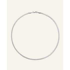 Mockberg Thin Snake Halsband Silver