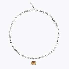Caroline Svedbom Mini Lydia Halsband Golden Shadow (Rhodium)
