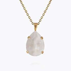 Caroline Svedbom Mini Drop Halsband Electric White (Guld)