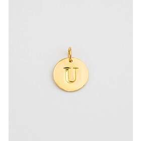 Syster P Beloved Big Bokstav Hänge Guld U