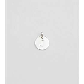 Syster P Beloved Mini Bokstav Hänge Silver J