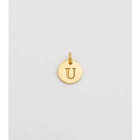 Syster P Beloved Mini Bokstav Hänge Guld U