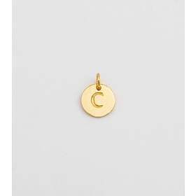 Syster P Beloved Mini Bokstav Hänge Guld C