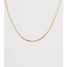 Syster P Herringbone Halsband Guld