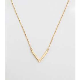 Syster P Strict Plain V Halsband Guld