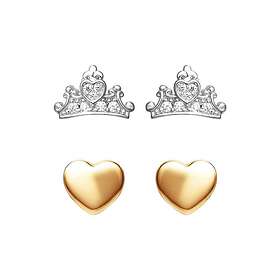 Disney Örhängen Krona Guld/Silver S901204TZWL