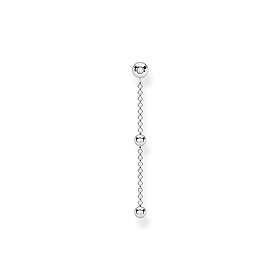 Thomas Sabo Individuellt Örhängen Kulor Med Vita Stenar Silver H2149-051-14 (MEGA KAMPANJ)
