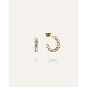 Mockberg Pavé Eternal Medium Guld Örhängen