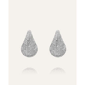 Mockberg Pavé Daring Large Silver Örhängen