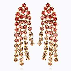 Caroline Svedbom Rosanna Örhängen/ Peach Combo (Guld)