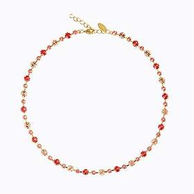 Caroline Svedbom Calanthe Halsband/ Peach Combo (Guld)