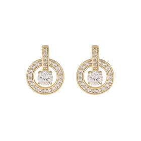 Snö Of Sweden Chicago Small Pendant Örhängen Guld 1246-7200251