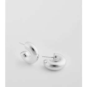 Syster P Bolded Little Sis Hoops Örhängen Silver