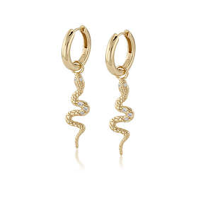 Carolina Gynning Snake Örhängen Silver