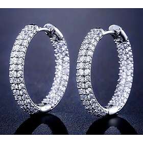 Celine Estelle Silverörhängen med CZ