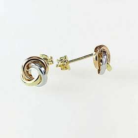 Örhängen Trefärgad 18K Guld 11730TR