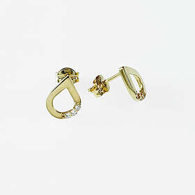 Örhängen Sparkling Drop 18K Guld 11918YCZ
