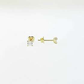 Örhängen 18K Guld 11667-YCZ 3 mm