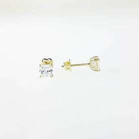 Örhängen 18K Guld 11667-YCZ 4 mm