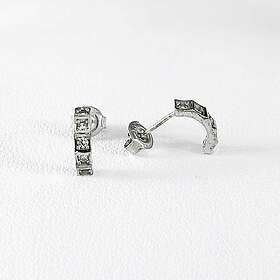 Örhängen Halvcreol 18K Vitguld 11510W