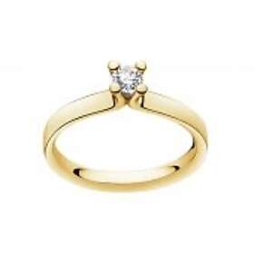 Georg Jensen MAGIC SOLITAIRE RING 1513C YG DIAMOND 0,20CT 56