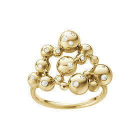Georg Jensen GRAPE CLUSTER RING GULD 0,11 CT 52