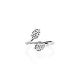 Efva Attling Love Bead & Stars Twin Ring White gold 15,50