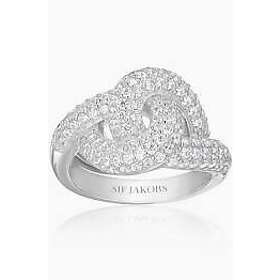 Sif Jakobs IMPERIA ring vita Zirkoner (silver) 52