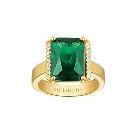 Sif Jakobs ROCCANOVA ALTRO GRANDE Ring Grön zirkonia Guld 60