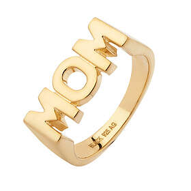 Maria Black Mom Ring Goldplated Silver 64