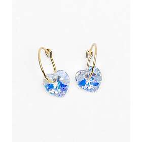 Blomdahl GT Ear Ring 14 mm, Heart 10 Rainbow