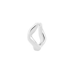 Maria Black Anil 8 Huggie Silver (One)