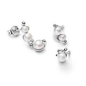Maria Black Shibuya Stud Örhängen Set Silver