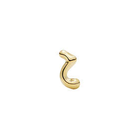 Maria Black Lotus Stud Goldplated Silver (One)