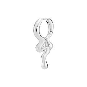 Maria Black Maya Huggie Silver (One)