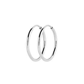 Maria Black Senorita 25 Hoops Silver (Pair)