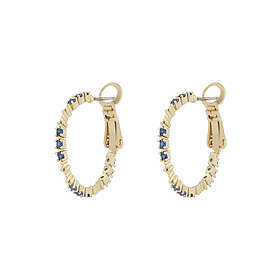 Snö Of Sweden Copenhagen small ring ear Gold/denim-Onesize