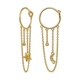 Maanesten Nisha örhängen guld