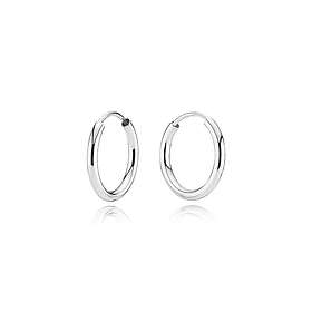Sterling BNH Creole Hoop silver Örhängen