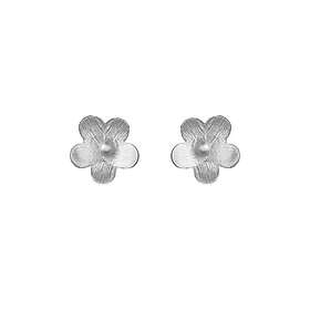 Sterling Susanne Friis Flower silver Stiftörhängen