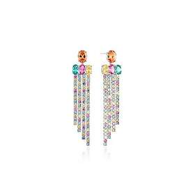 Sif Jakobs Ellisse Lungo Piccolo Sterling Silver Örhängen Med Zirconia SJ-E2327-XCZ