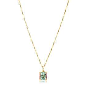 Sif Jakobs Roccanova Medio Förgyllt Silver Halsband Med Zirconia SJ-N42253-TQPK-YG