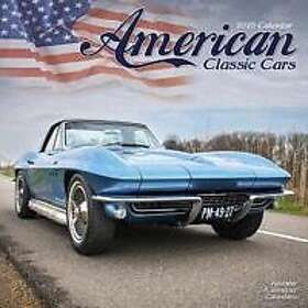 American Classic Cars Calendar 2025 Square Car Wall Calendar 16 Month